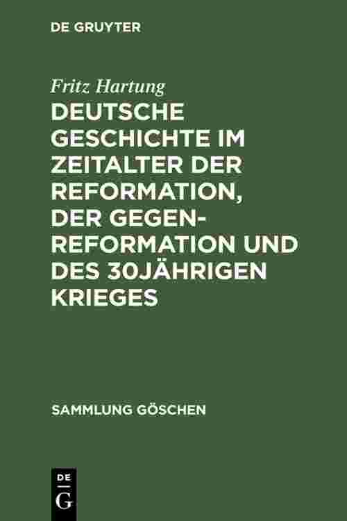 PDF Deutsche Geschichte im Zeitalter der Reformation ...