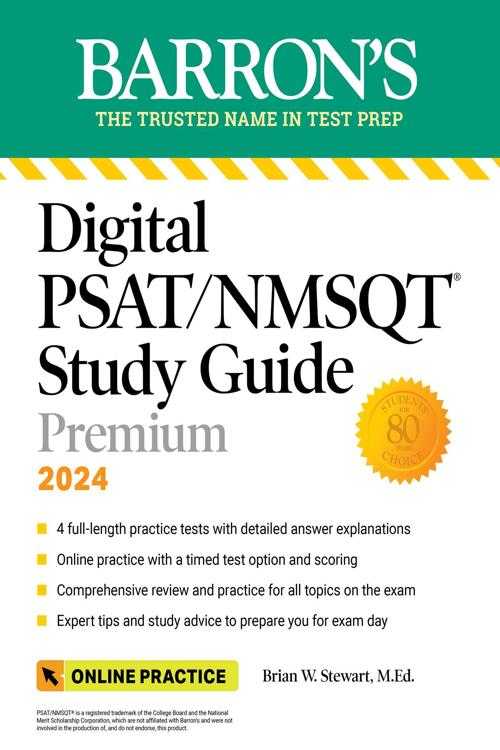 [PDF] Digital PSAT/NMSQT Study Guide Premium, 2024 4 Practice Tests