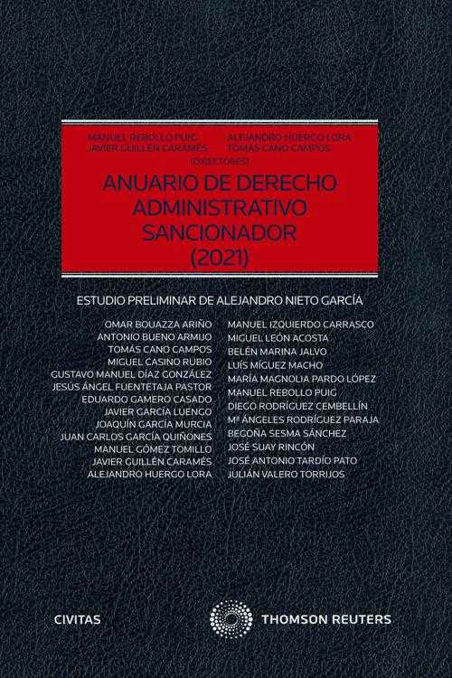 Pdf Anuario De Derecho Administrativo Sancionador 2021 De Manuel Rebollo Puig Libro