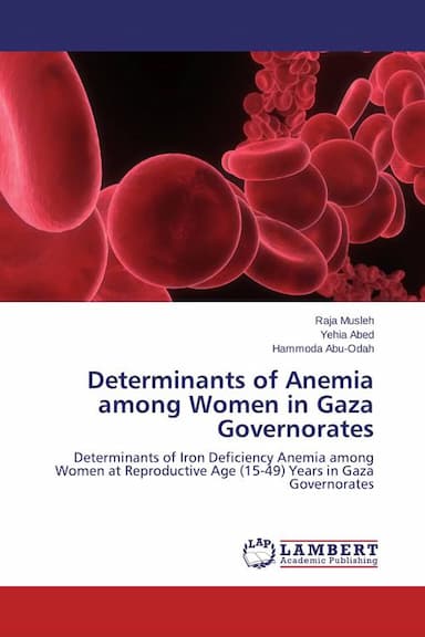 Pdf Determinants Of Anemia Among Women In Gaza Governorates By Raja Musleh Ebook Perlego 7224