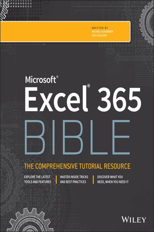 [PDF] Microsoft Excel 365 Bible by Michael Alexander eBook Perlego